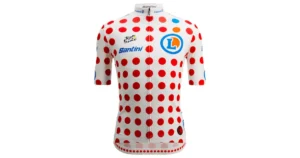 เสื้อ Jersey Polka Dot - Maillot à Pois Rouges สำหรับนักปั่นที่มีคะแนนนำใน Mountain Stages