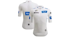 เสื้อ Jersey สีขาว สำหรับนักปั่นดาวรุ่ง - Maillot Blanc