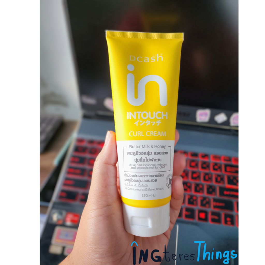 ทำความรู้จักกับครีมจับลอนแบรนด์ไทย Dcash Intouch Butter Milk And Honey Curl Cream
